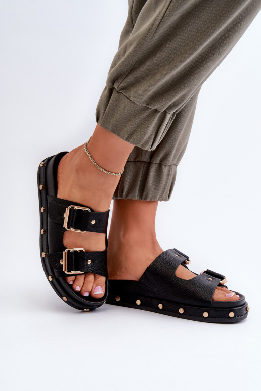 Women's Platform Sandals Big Star NN27402 Black