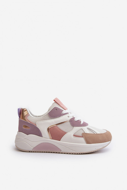 Women's Platform Sneakers Purple Lenivia