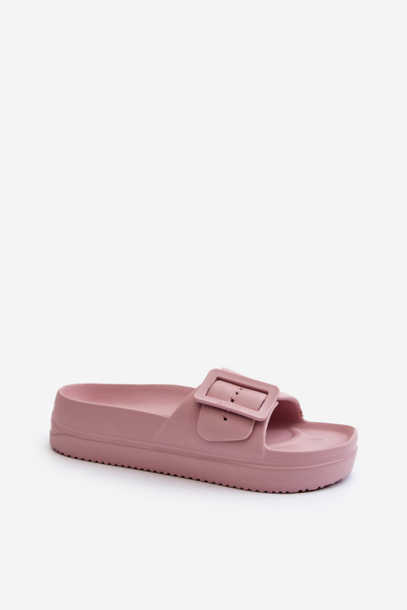 Women's Foam Platform Sandals with Buckle Big Star NN274A663 Pink