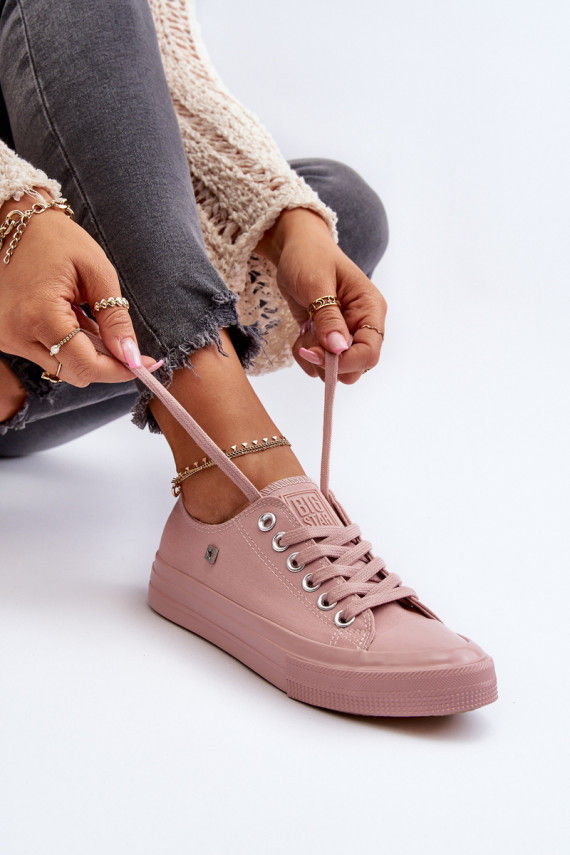 Classic Women's Trainers Big Star NN274291 Pink