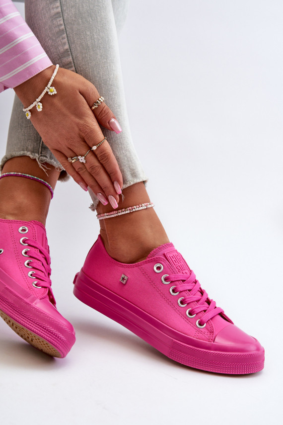 Classic Women's Sneakers Big Star NN274290 Fuchsia