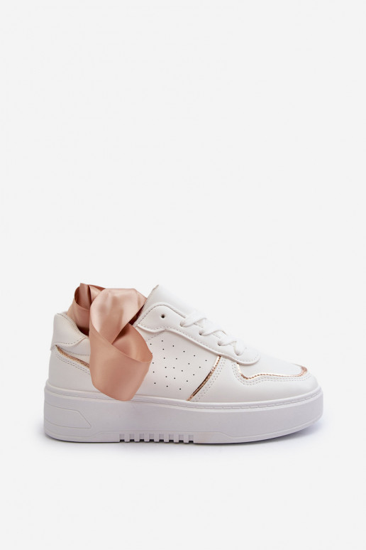 Women's Platform Sneakers White Tessama