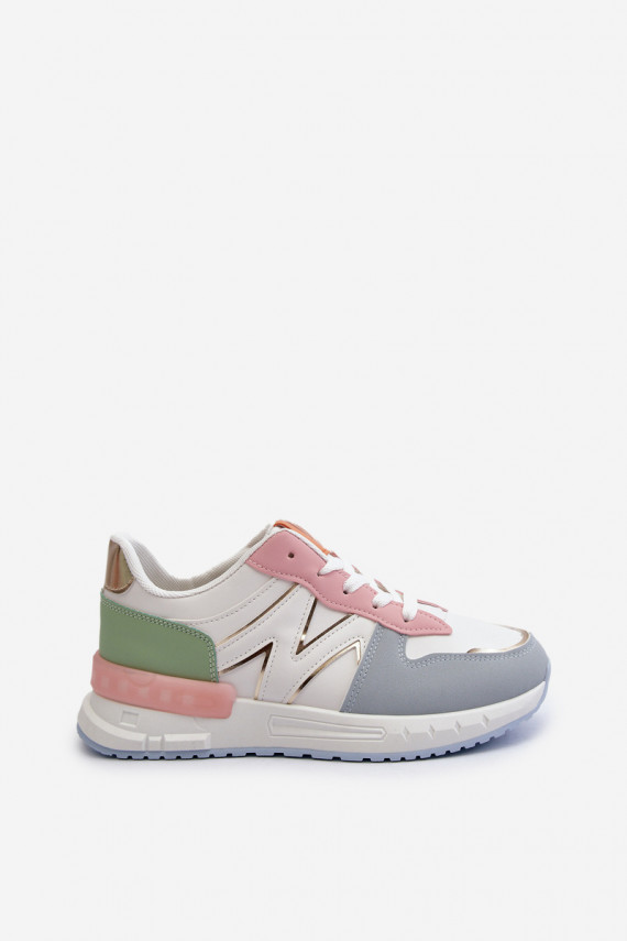 Women's Sneakers Made of Eco Leather Multicolor Kaimans