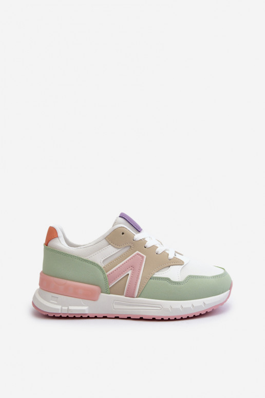 Women's sneakers made of eco leather in multicolor Vinelli