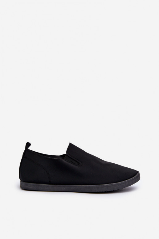 Women's Slip-On Black Trainers Sneakers Lovinia
