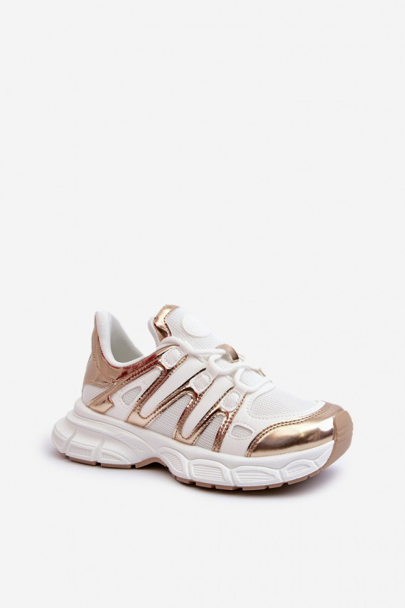 Women's sneakers on chunky sole white Ellerai