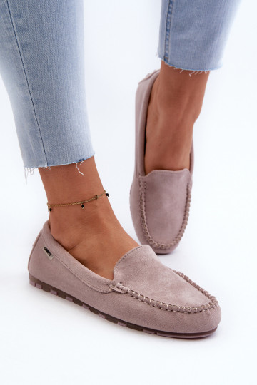 Women's Loafers in Purple Eco Suede Amrutia 2