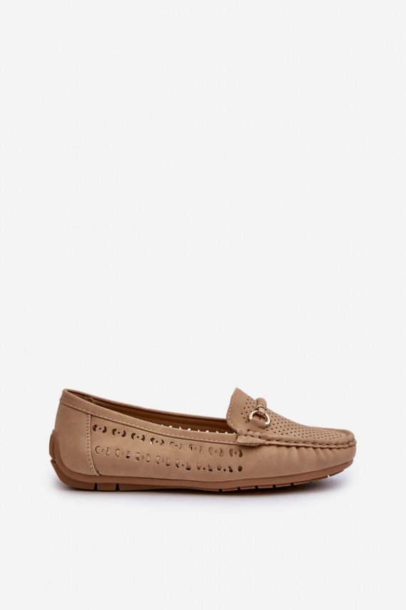 Women's Black Lattice Loafers Rasirna