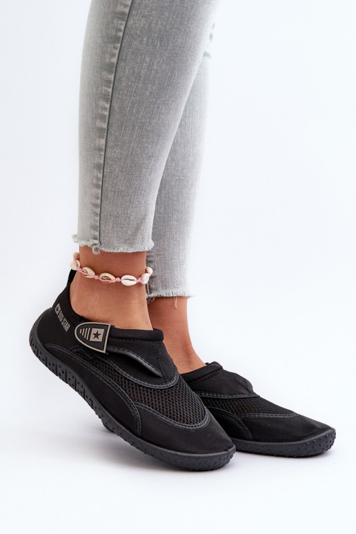 Women's Water Shoes Black Big Star NN274A805