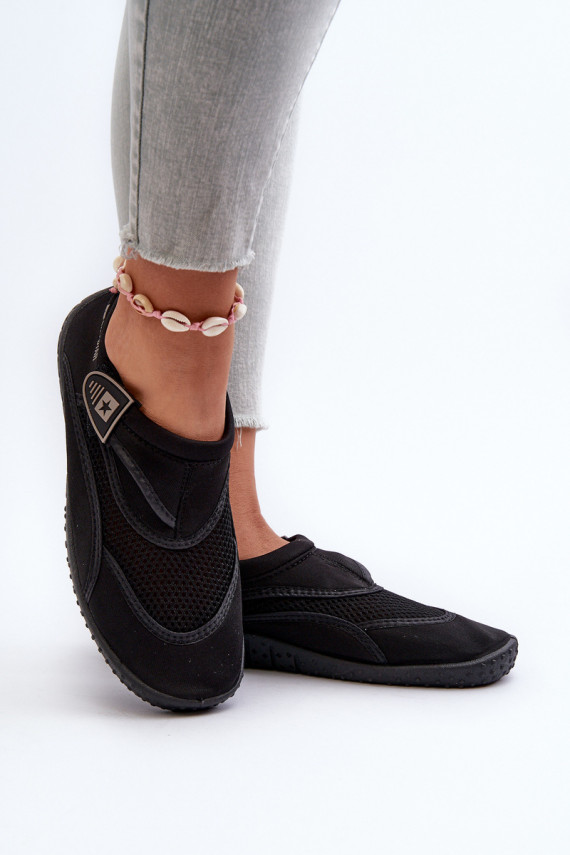 Women's Water Shoes Black Big Star NN274A805