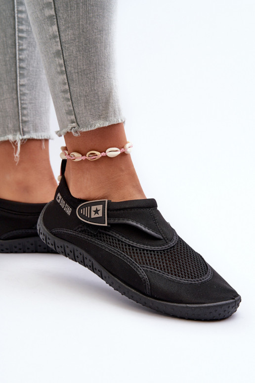 Women's Water Shoes Black Big Star NN274A805