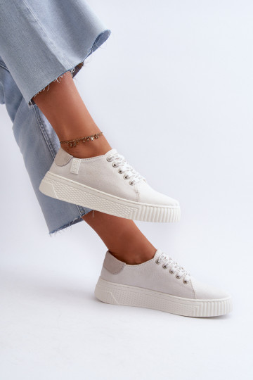 Women's sneakers MEMORY FOAM SYSTEM BIG STAR NN276001 White 2
