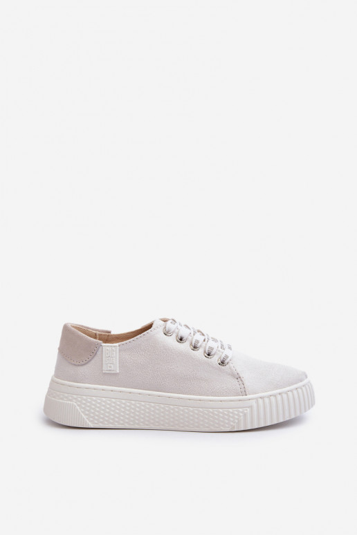 Women's sneakers MEMORY FOAM SYSTEM BIG STAR NN276001 White