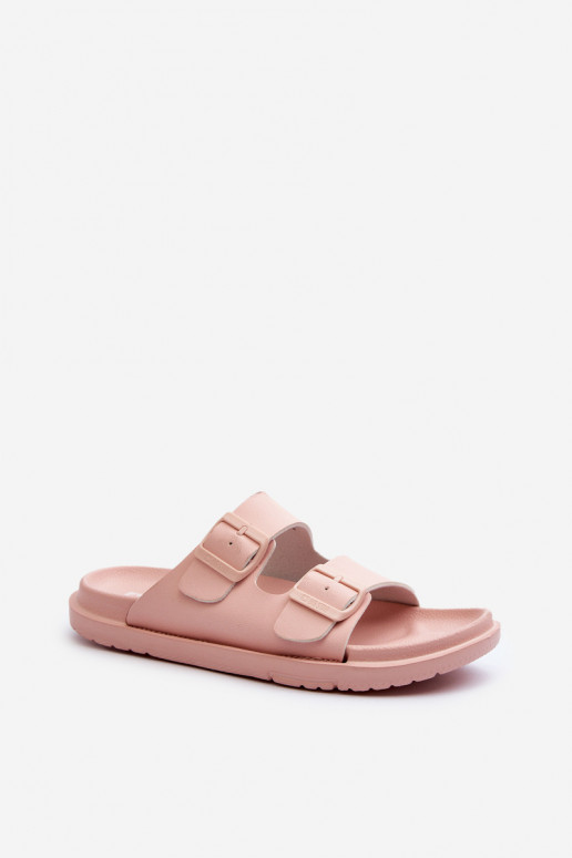 Lightweight Women's Foam Flip Flops with Buckles Big Star NN274A753 Pink