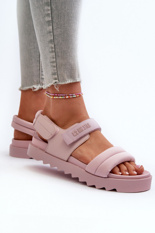 Women's Platform Sandals Big Star NN274753 Pink