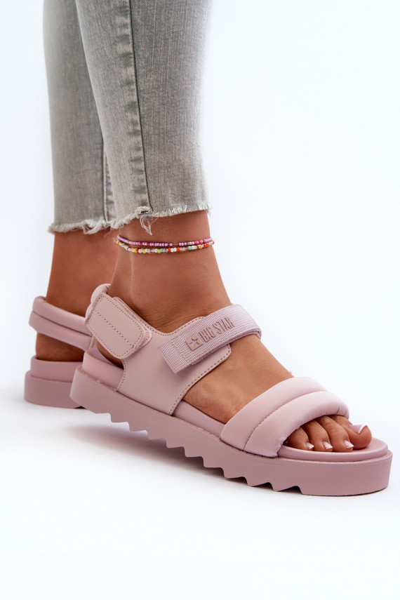 Women's Platform Sandals Big Star NN274753 Pink