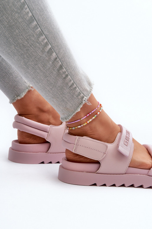 Women's Platform Sandals Big Star NN274753 Pink