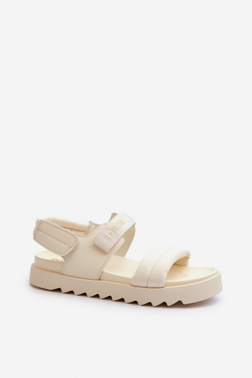 Women's Platform Sandals by Big Star NN274751 Beige