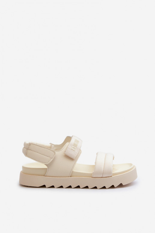 Women's Platform Sandals by Big Star NN274751 Beige