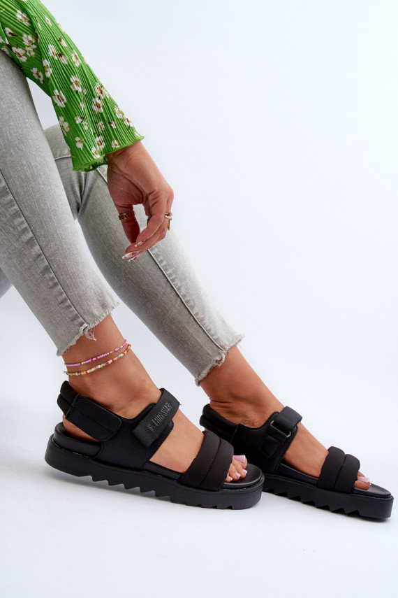 Women's Platform Sandals Big Star NN274750 Black