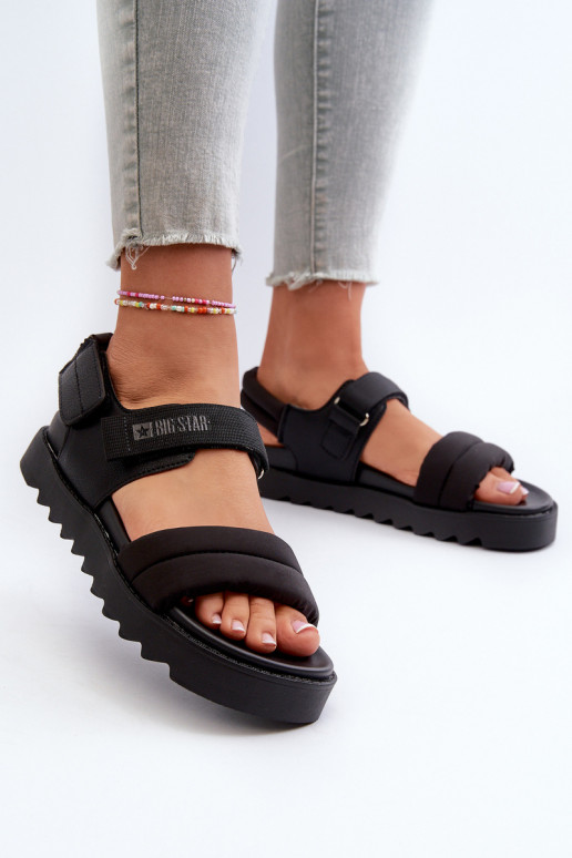 Women's Platform Sandals Big Star NN274750 Black