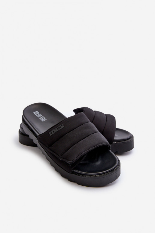 Women's Platform Slides Big Star NN274772 Black