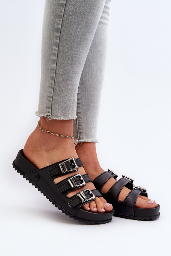 Women's rubber slippers ZAXY JJ285058 Black