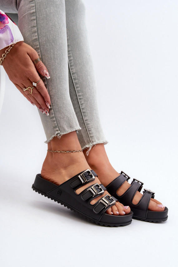 Women's rubber slippers ZAXY JJ285058 Black