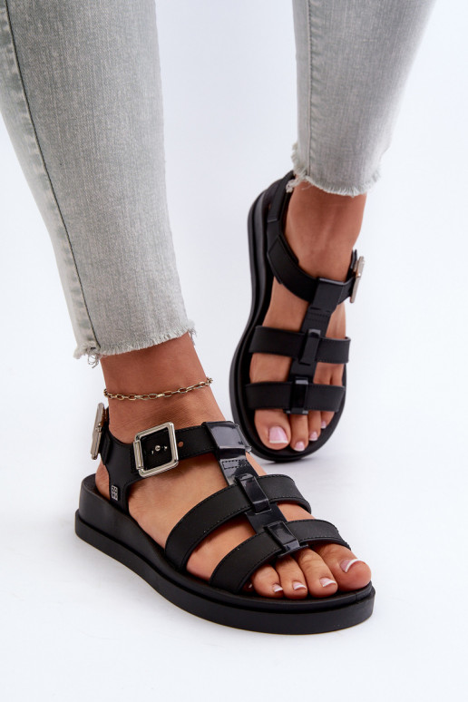 Scented Smooth Women's Sandals ZAXY NN285007 Black