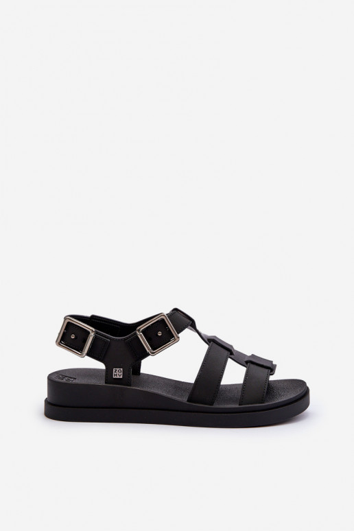 Scented Smooth Women's Sandals ZAXY NN285007 Black