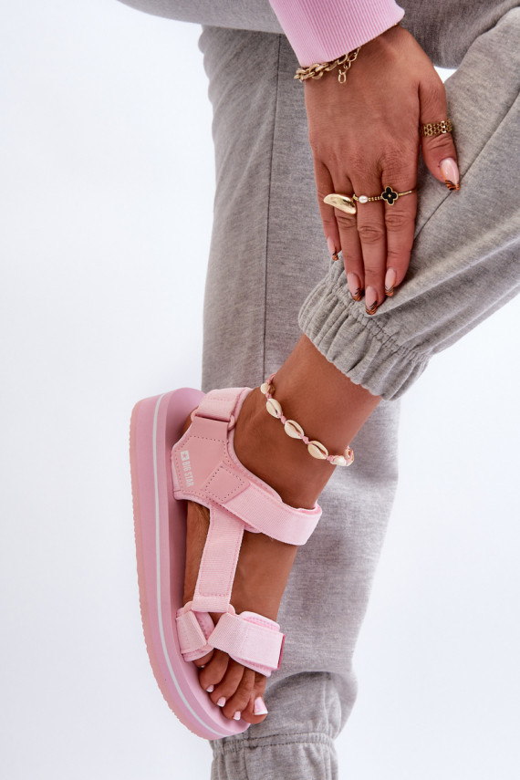Women's Platform Sandals Big Star NN274A533 Pink