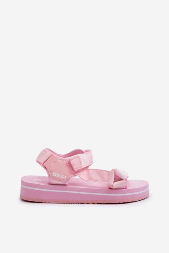 Women's Platform Sandals Big Star NN274A533 Pink