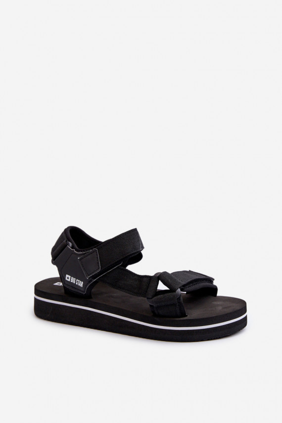 Women's Platform Sandals Big Star NN274A532 Black