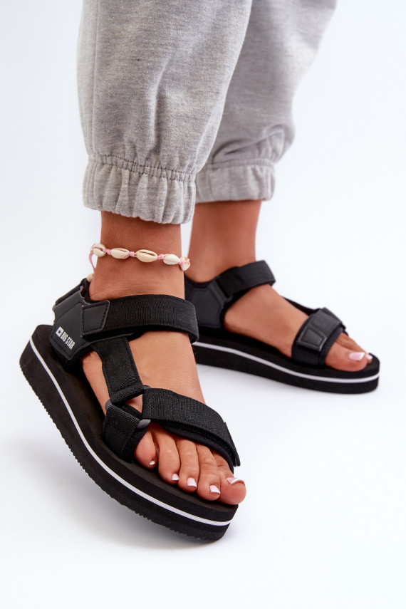 Women's Platform Sandals Big Star NN274A532 Black