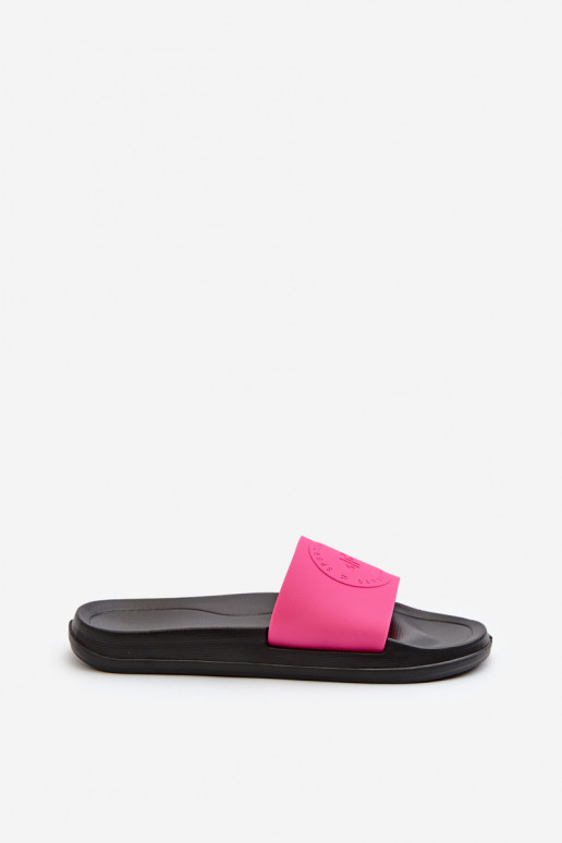 Women's Slides 4FMM00FFLIF045-55S Pink-Black