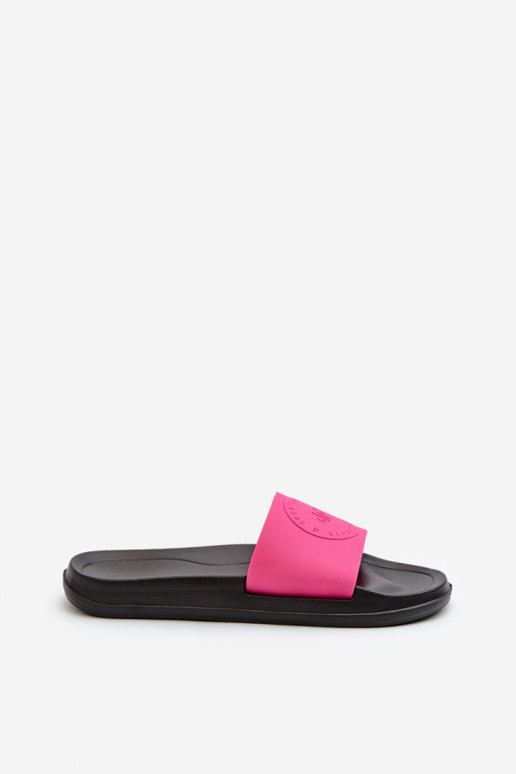 Women's Slides 4FMM00FFLIF045-55S Pink-Black