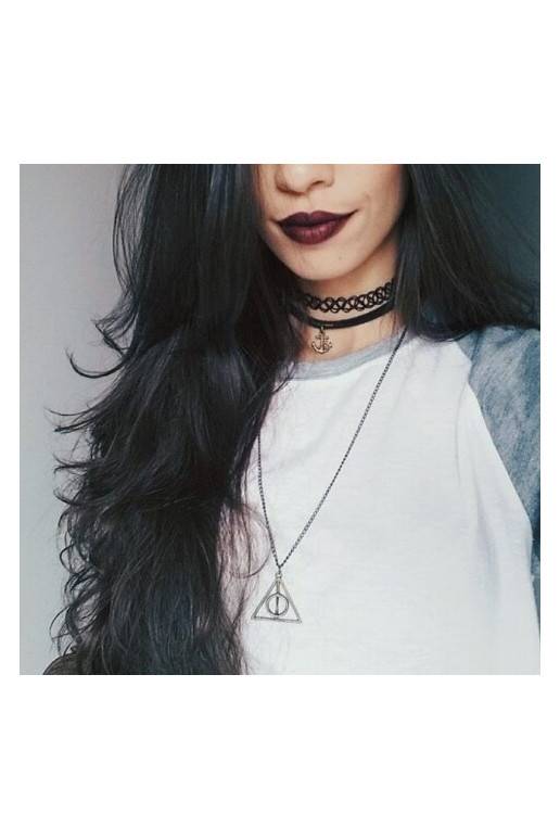 Deathly Hallows Necklace in Silver