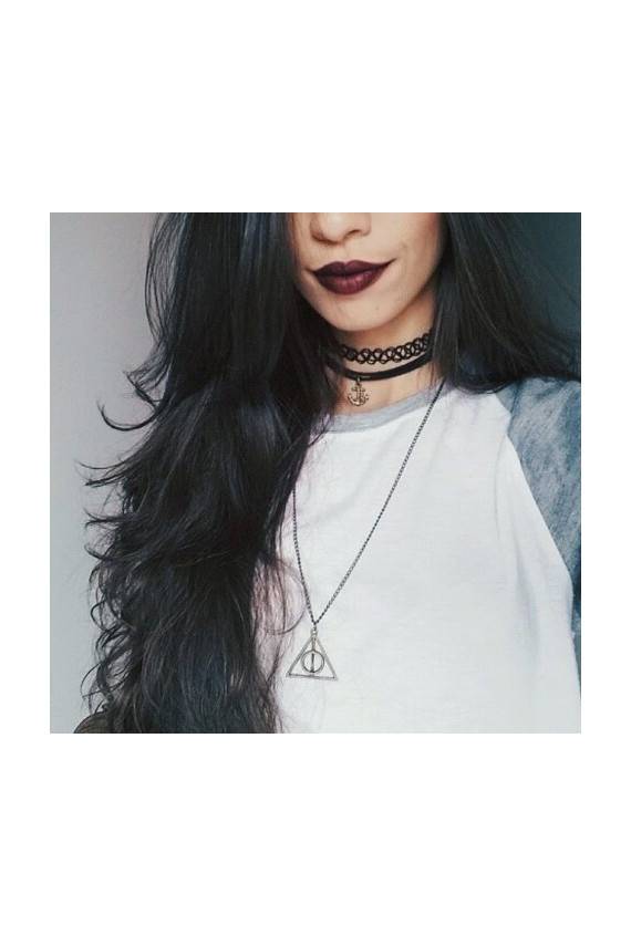 Deathly Hallows Necklace in Silver