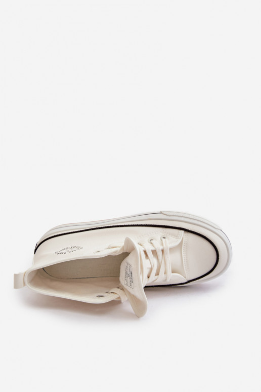Warm Women's Sneakers On Platform Eco Leather Big Star OO274061 White