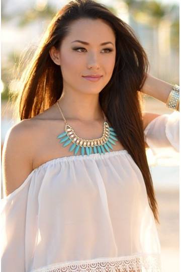 Necklace "Aztec Prophet Turquoise" Limited 2
