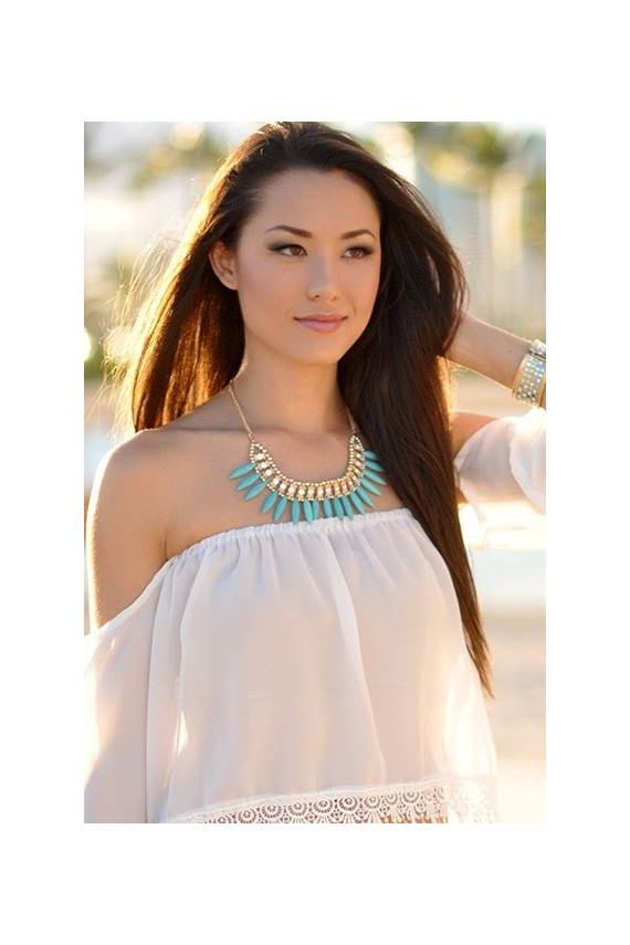 Necklace "Aztec Prophet Turquoise" Limited
