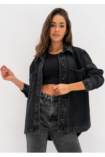 Sobe - Black oversize denim...