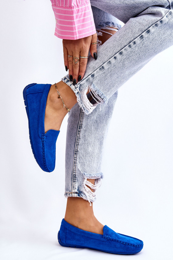 Women s Loafers Suede Blue Morreno