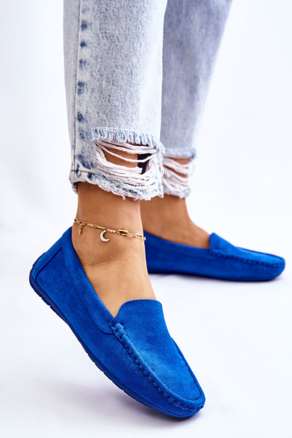 Women s Loafers Suede Blue Morreno