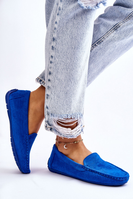 Women s Loafers Suede Blue Morreno