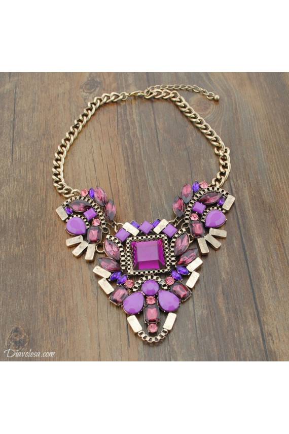 Kaklo papuošalas aukso spalvos Diavolesa - 2