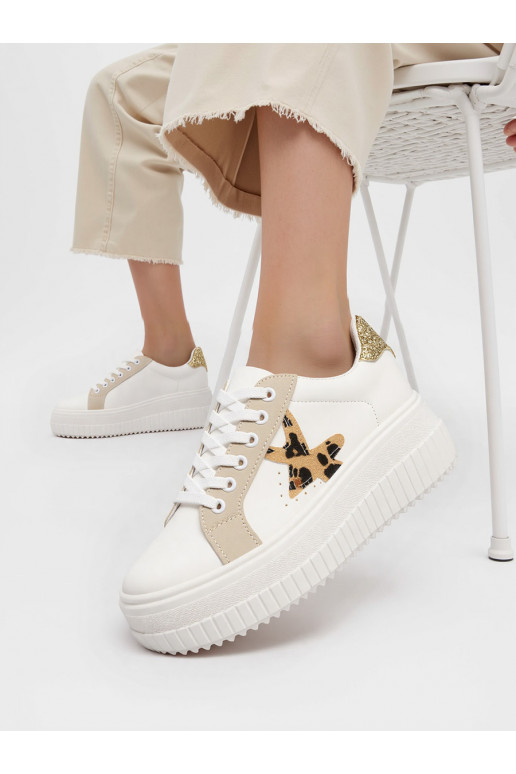 Womens Sneakers model shoes NOVAX Beige