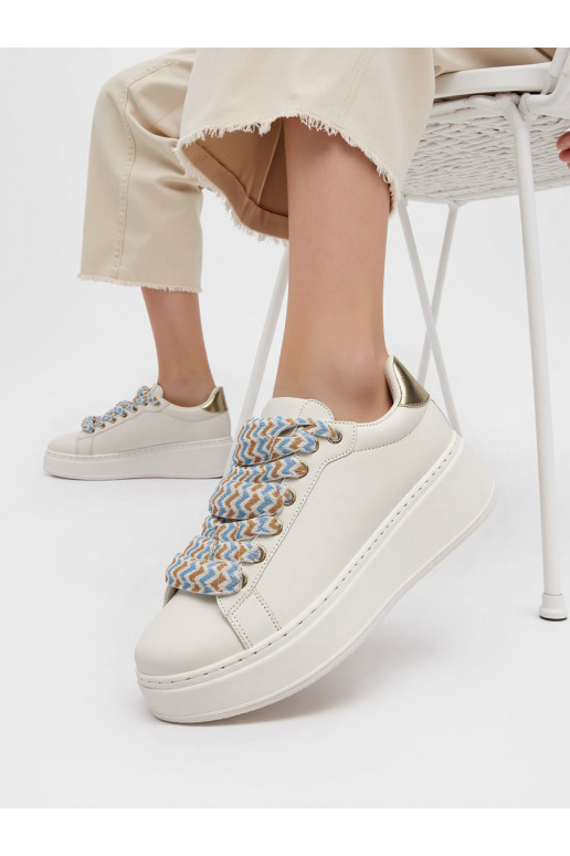 Womens Sneakers model shoes ZARAX Beige