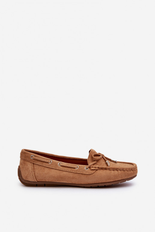 Women's Suede Moccasins Camel Si Passione Women's Suede Moccasins Camel Si Passione