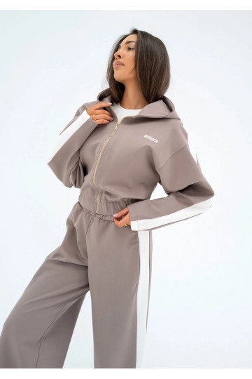 Dusty - Latte beige hoodie...